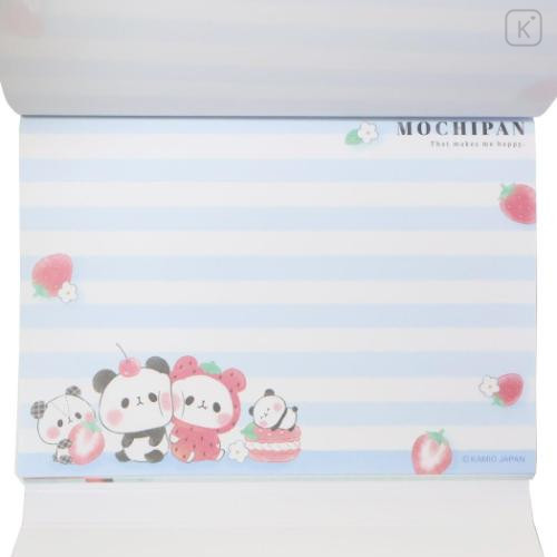 Japan Kamio A6 Notepad - Mochi Mochi Panda : Strawberry Parfait - 4