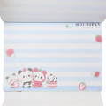 Japan Kamio A6 Notepad - Mochi Mochi Panda : Strawberry Parfait - 4