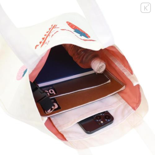 Japan Miffy Embroidered Tote Bag - Miffy : Strawberry - 4