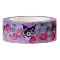 Japan Sanrio Original Paper Tape Set - Kuromi - 3