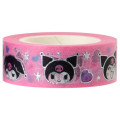 Japan Sanrio Original Paper Tape Set - Kuromi - 4