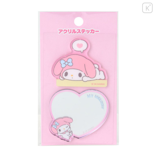 Japan Sanrio Original Acrylic Sticker Set - My Melody - 1