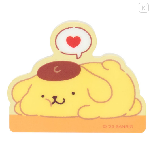 Japan Sanrio Original Acrylic Sticker Set - Pompompurin - 3