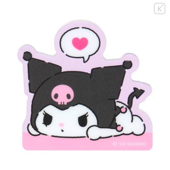 Japan Sanrio Original Acrylic Sticker Set - Kuromi - 3