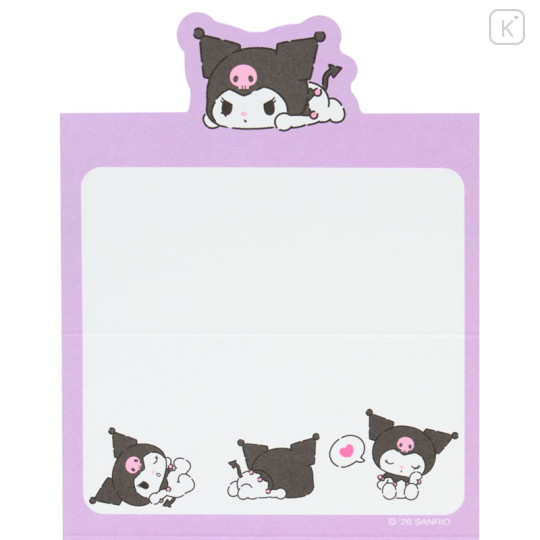 Japan Sanrio Original Hand Delivery Memo - Kuromi - 3
