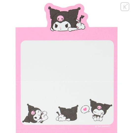 Japan Sanrio Original Hand Delivery Memo - Kuromi - 4
