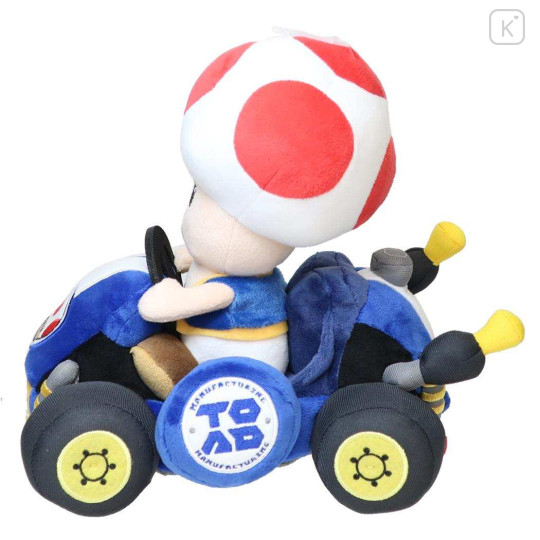 Japan Super Mario Plush Toy (S) - Mario Kart : Mushroom Kinopio - 2