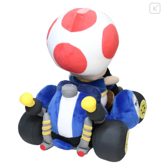Japan Super Mario Plush Toy (S) - Mario Kart : Mushroom Kinopio - 3