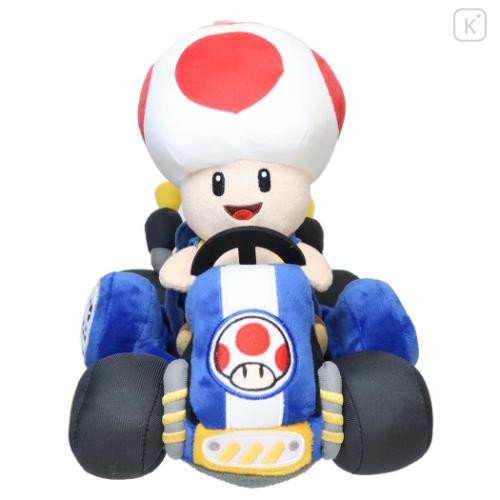 Japan Super Mario Plush Toy (S) - Mario Kart : Mushroom Kinopio - 4