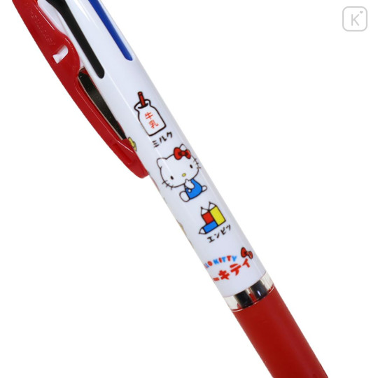 Japan Sanrio Jetstream 3 Color Multi Ballpoint Pen - Hello Kitty : Katakana - 2