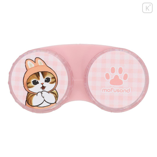 Japan Mofusand Contact Lens Case - Rabbit Cat Pink - 1