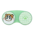 Japan Mofusand Contact Lens Case - Red Panda Cat Green - 1