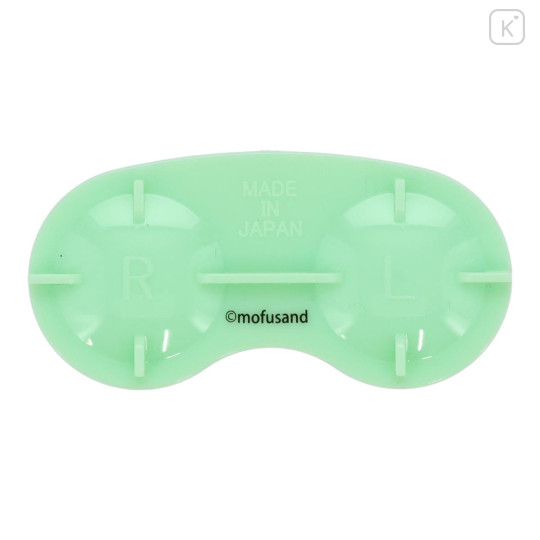 Japan Mofusand Contact Lens Case - Red Panda Cat Green - 3