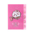 Japan Chiikawa 5 Pockets A4 Index File Holder - Chiikawa : Super Magical Chiikawa Pink - 4