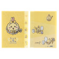 Japan Chiikawa 5 Pockets A4 Index File Holder - Usagi : Super Magical Chiikawa Yellow - 1