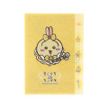 Japan Chiikawa 5 Pockets A4 Index File Holder - Usagi : Super Magical Chiikawa Yellow - 4