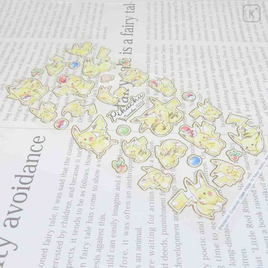 Japan Pokemon Washi Sticker - Pikachu - 2