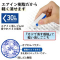 Japan Plus Air-in Plastic Eraser Set - For Exam - 6