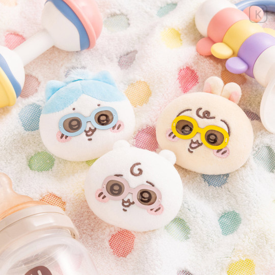 Japan Chiikawa Plush Face Badge Set - Usagi : Chiikawa Baby - 2