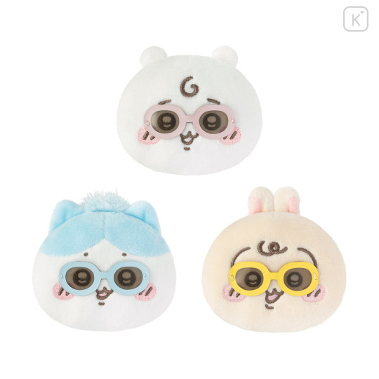 Japan Chiikawa Plush Face Badge Set - Usagi : Chiikawa Baby - 4
