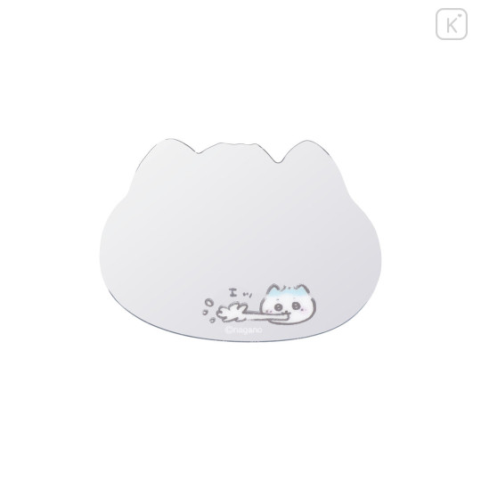 Japan Chiikawa Mini Acrylic Mirror with Pouch - Hachiware : Chiikawa Baby - 6