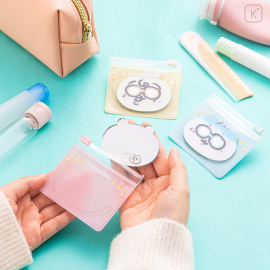 Japan Chiikawa Mini Acrylic Mirror with Pouch - Usagi : Chiikawa Baby - 3