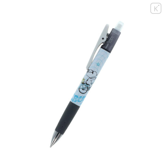 Japan Peanuts Opt. Mechanical Pencil - Snoopy & Woodstock : Joe Cool Cycling - 1