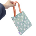 Japan Miffy Mini Tote Bag - Miffy : Elegant Flower Mint - 2