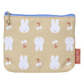 Japan Miffy Mini Pouch & Tissue Case - Miffy : Elegant Flower Cherry - 1