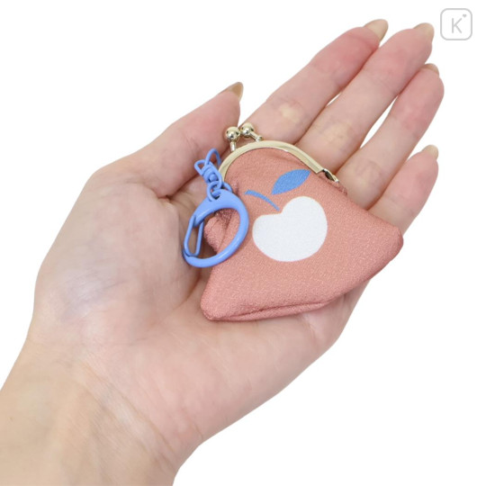 Japan Miffy Petit Clasp Keychain - Miffy : Elegant Flower Apple - 2