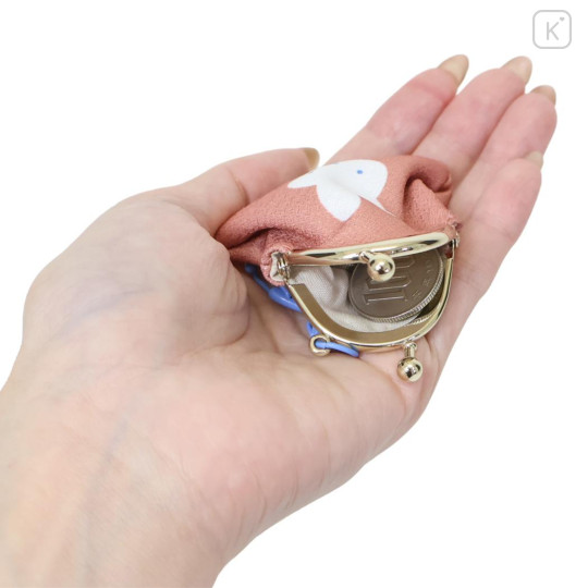 Japan Miffy Petit Clasp Keychain - Miffy : Elegant Flower Apple - 3