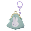 Japan Miffy Petit Clasp Keychain - Miffy : Elegant Flower Mint - 1