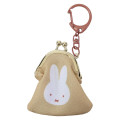 Japan Miffy Petit Clasp Keychain - Miffy : Elegant Flower Cherry - 1