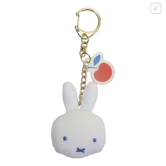Japan Miffy Mascot Keychain - Miffy : Elegant Flower Apple - 1