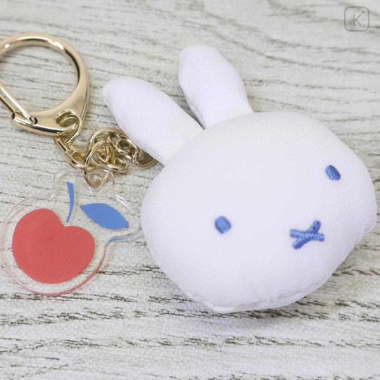 Japan Miffy Mascot Keychain - Miffy : Elegant Flower Apple - 3