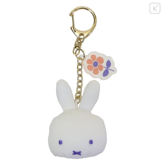 Japan Miffy Mascot Keychain - Miffy : Elegant Flower - 1