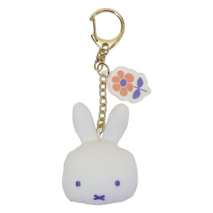 Japan Miffy Mascot Keychain - Miffy : Elegant Flower