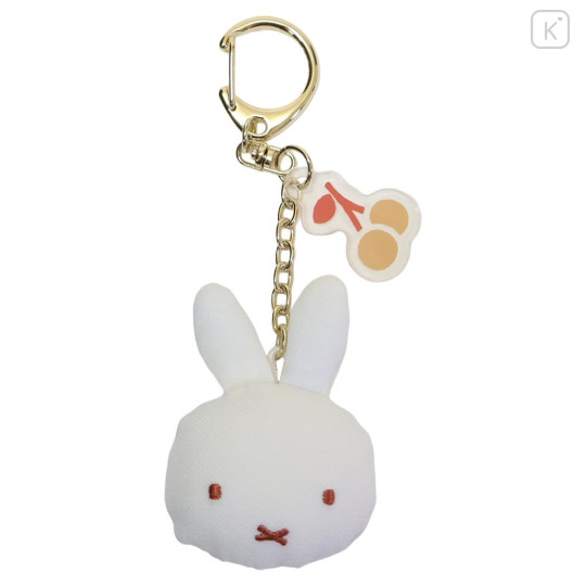 Japan Miffy Mascot Keychain - Miffy : Elegant Flower Cherry - 1