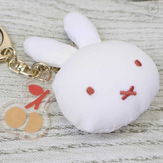 Japan Miffy Mascot Keychain - Miffy : Elegant Flower Cherry - 3