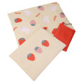 Japan Miffy Flat Pouch Set - Miffy : Strawberry Yellow - 2