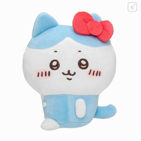 Japan Chiikawa × Sanrio Plush Toy - Hachiware & Hello Kitty - 3