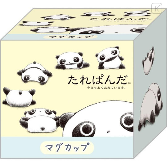 Japan San-X Ceramic Mug - Tarepanda : Light Blue - 5