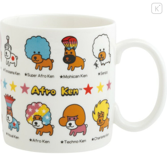 Japan San-X Ceramic Mug - Afro Ken : All Stars - 1