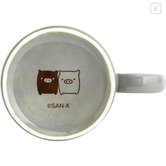 Japan San-X Ceramic Mug - Monochrome Boo : Grey - 3