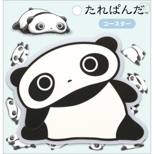 Japan San-X Die-Cut Coaster - Tarepanda : Sitting - 1