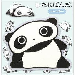 Japan San-X Die-Cut Coaster - Tarepanda : Sitting
