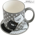 Japan San-X Die-Cut Coaster - Monokuro Boo : Grey - 4