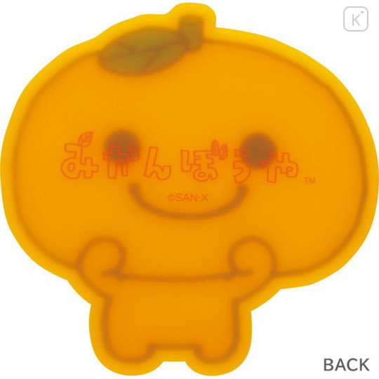Japan San-X Die-Cut Coaster - Mikan Boya : Happy - 3