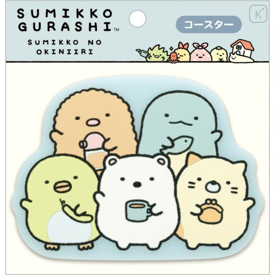 Japan San-X Die-Cut Coaster - Sumikko Gurashi : Sumikko's Favorite - 1