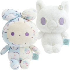 Japan San-X Plush Toy Set - Sentimental Circus Shappo & Kuro : Warm Foamy Soap Night